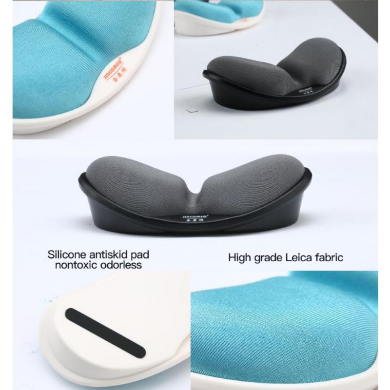 Ergonomic Mouse Pad Portable High-grade Fabric Wrist Rest Non-Slip Memory Foam Slow Rebound For Laptop PC Computer Office Work