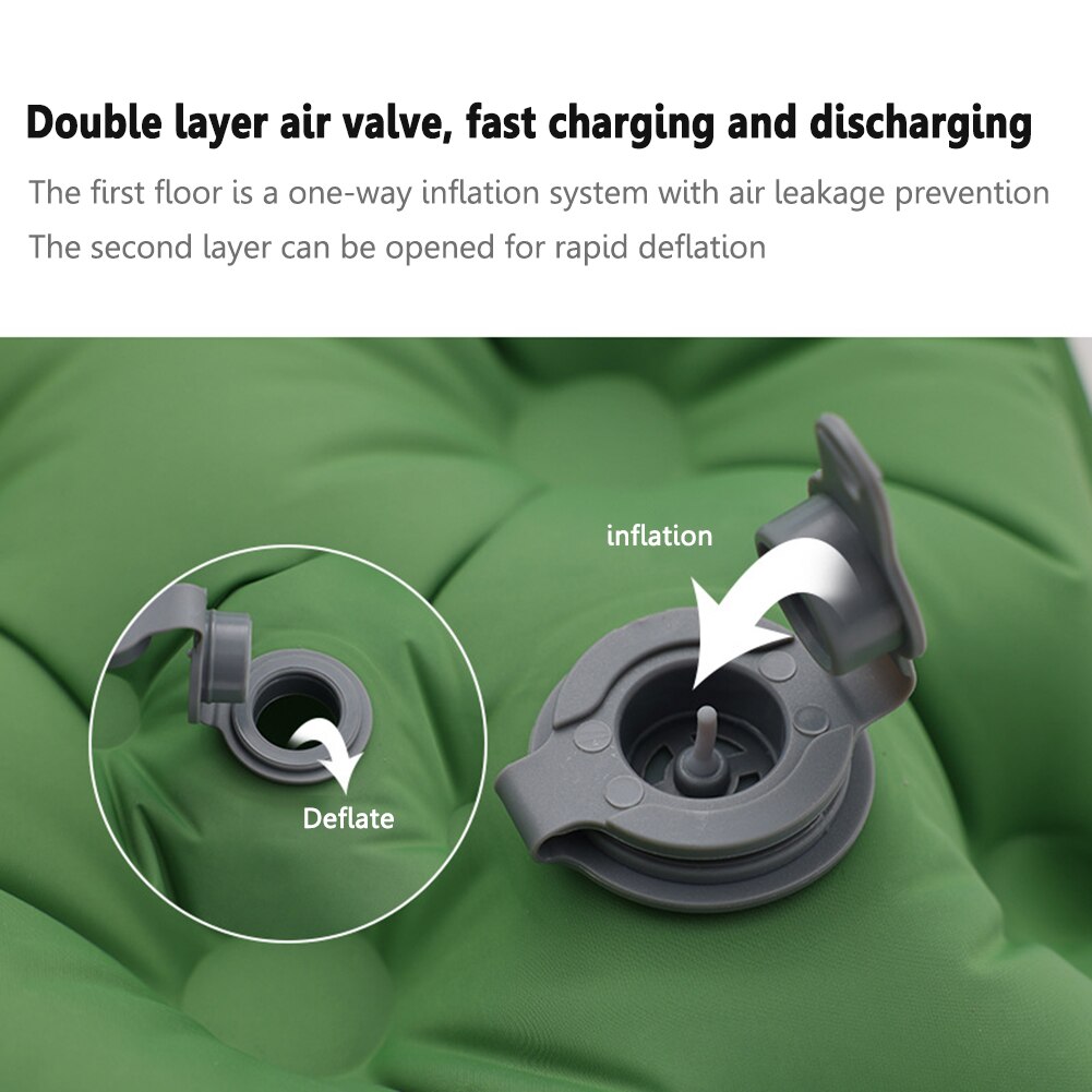 Inflatable Camping Sleeping Pad Outdoor Hiking Air Mattresses Mat Furniture Bed Travel Ultralight Cushion Trekking Accessories