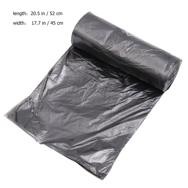 10 Rolls 200PCS Portable Garbage Bag Household Kitchen Tote Rubbish Bag Thickened Refuse Bag Storage Pouch for Home Use