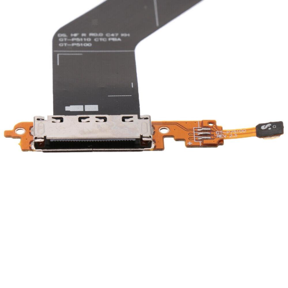 Charge Charging Port Connector Flex Cable For Samsung Galaxy Tab 2 10.1 GT-P5100 P5110 P5113 With Mic Miicrophone