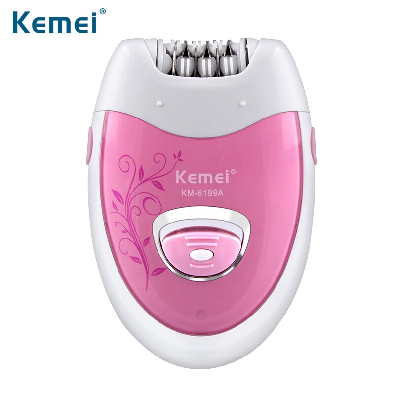 Kemei 6199A femmes Rechargeable électrique rasage dame épilateur meulage pieds dispositif Bikini tondeuse femme soins
