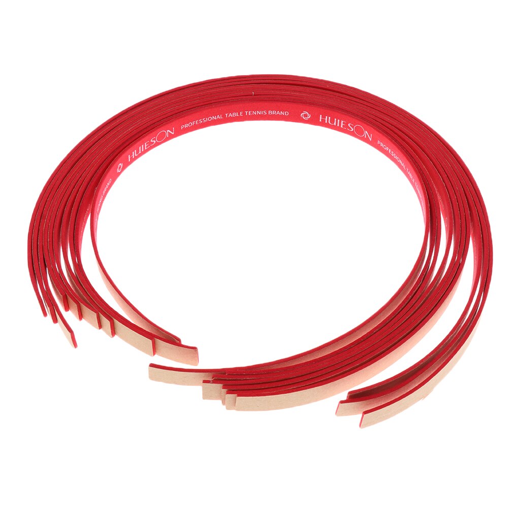 10 Pcs Table Tennis Racket Sponge Edge Tape Racquet Bat Side Tapes Racket Protect Accessories Equipment For Training Adjustable: Red
