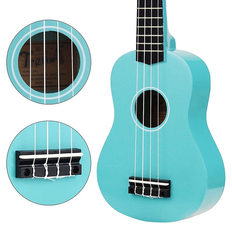 Ukulele hawaïen de 21 pouces, Instrument de musique à quatre cordes pour débutants, jouet pour enfants en bas âge, meilleur