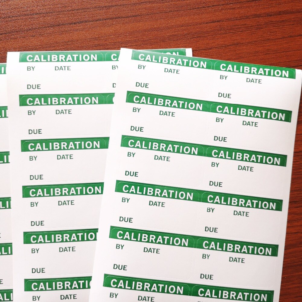 600 pcs/lot, 50x25mm CALIBRATION work stickers, Self-adhesive gloss paper label sticker, Item No. GU03