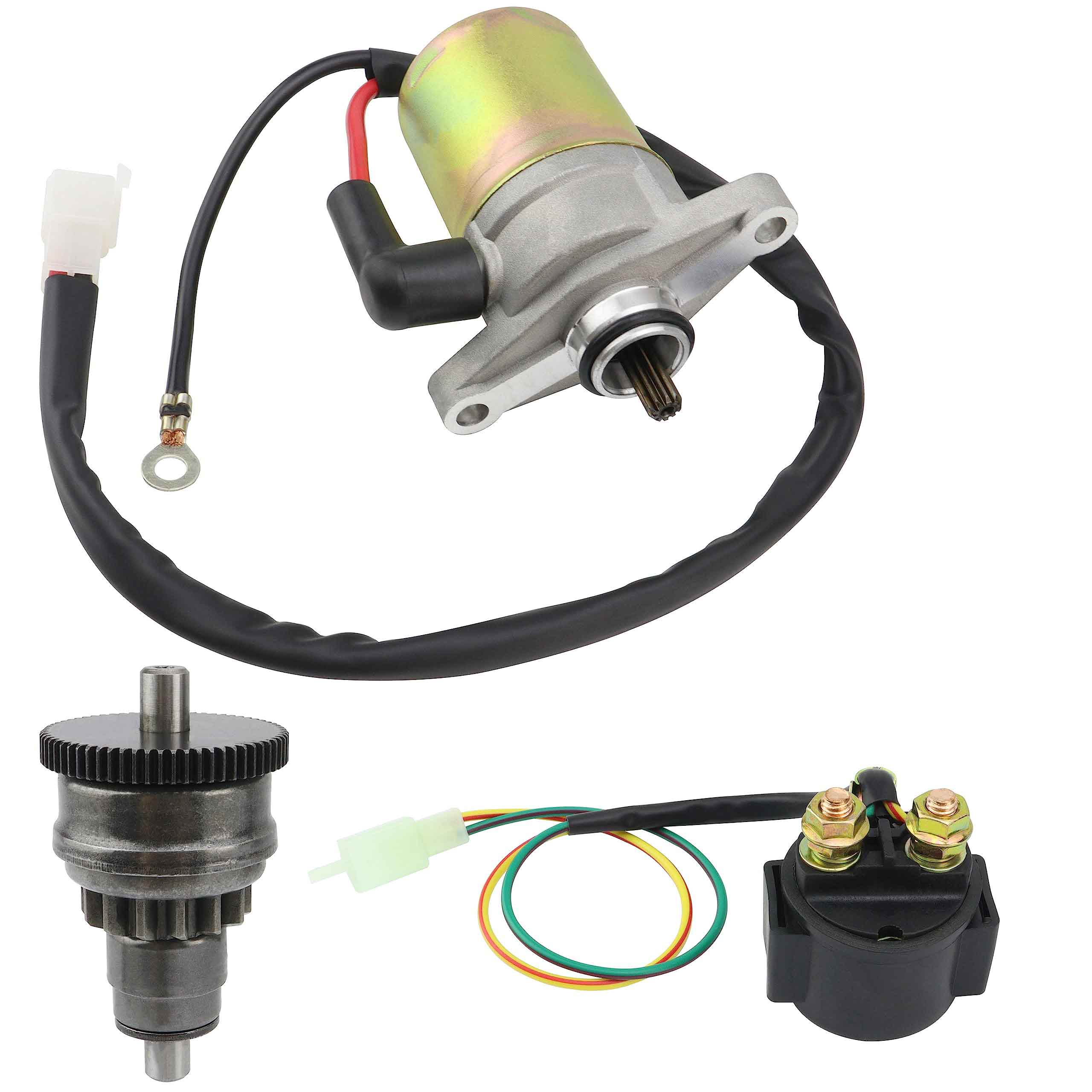 Starter bendix Relais für gy6 47cc 49cc 50cc 60cc 80cc 100cc 4-Takt 139qmb 139qma 147qmd Roller Moped ATV für Taotao Jonway