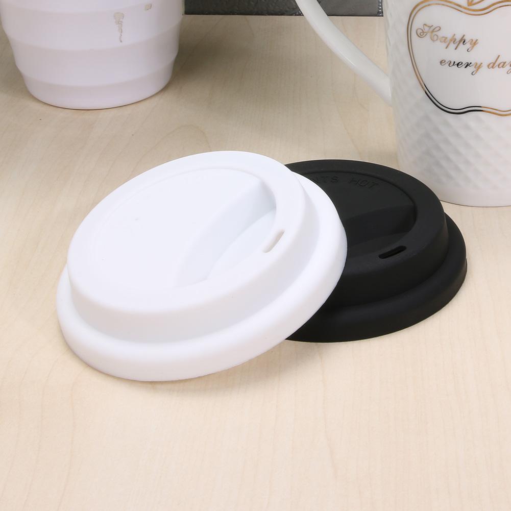 Tapas elásticas de silicona reutilizables para alimentos frescos, cubiertas elásticas de aislamiento antipolvo, para sellar té y café, 9cm