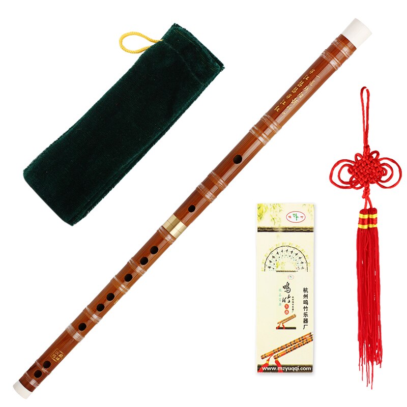 Bamboefluit Dizi Traditionele Handgemaakte Chinese Muziekinstrument In F Pluggable