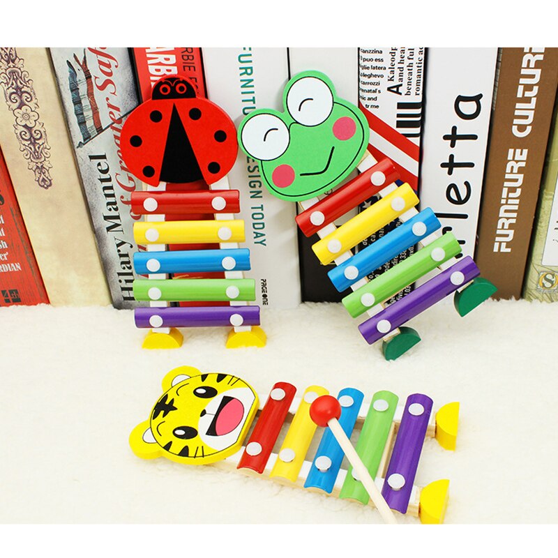 Hand Knock Xylophone for Kids for Educational and Preschool Learning Music Enlightenment for Toddlers Children H7JP