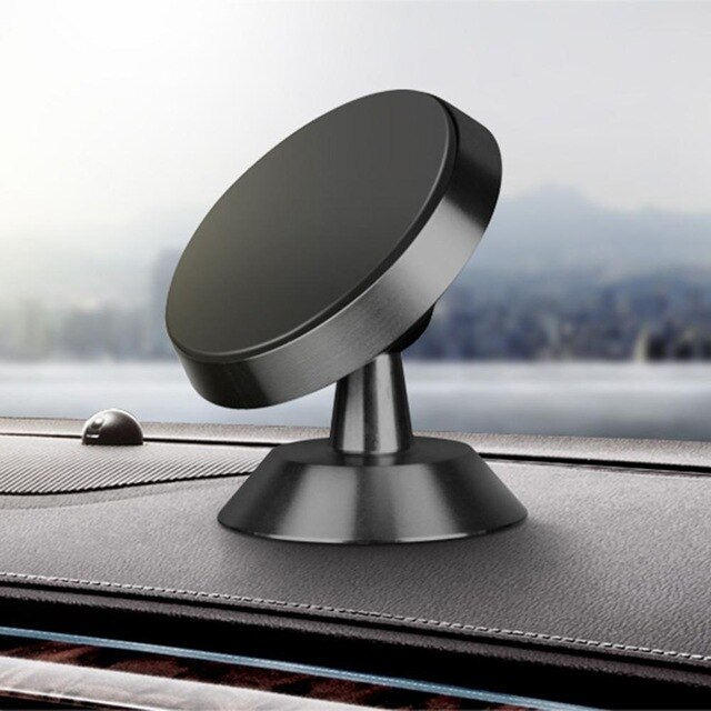 Suporte magnético automotivo para celular, suporte magnético para ventilação, para iphone x, 11, 8, 7, xiaomi, samsung, 360 suporte para celular: Stand Black