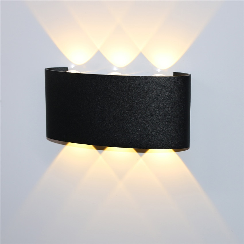 ledet vanntett vegglampe balkong vegglampe midtgang utendørs gårdsplass gjerde vegg lampet soverom stue vegglampe  bl03x