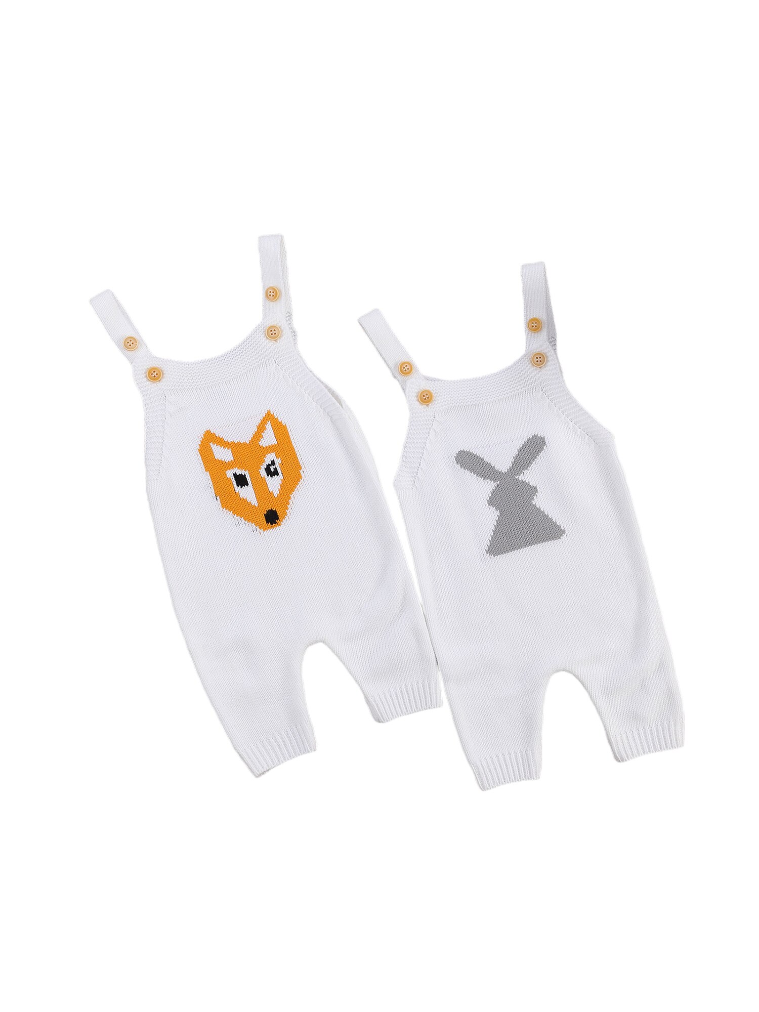 Peuter Jongens Meisjes Ronde Kraag Romper Pak Baby Mouwloze Een Stuk Bodysuit Dier Afdrukken Jumpsuits