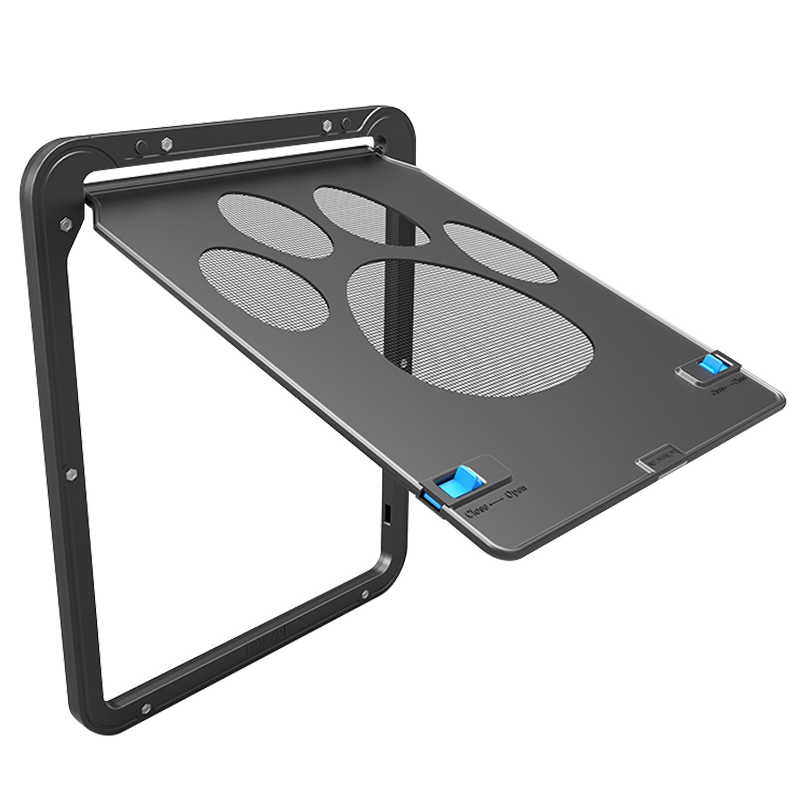 Pet Door Safe Lockable Magnetic Screen Outdoor Dogs Cats Window Gate House Enter Freely Pretty Garden Easy Install