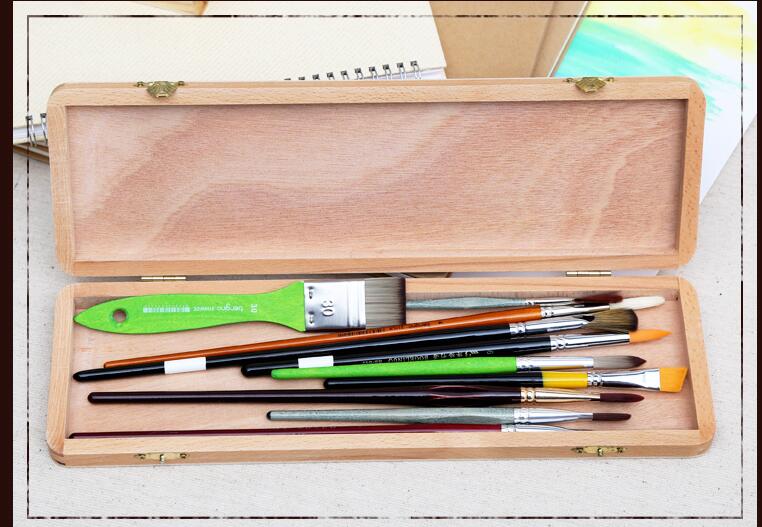 Sketch pencil case art student special pen box painting sketch special storage pen box art supplies storage box