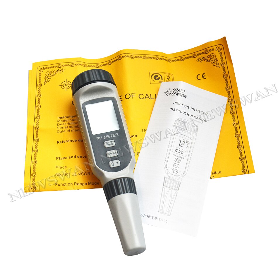 PH Meter Portable Digital Water Tester Acidimeter PH818 Durable Water Measuring Tester