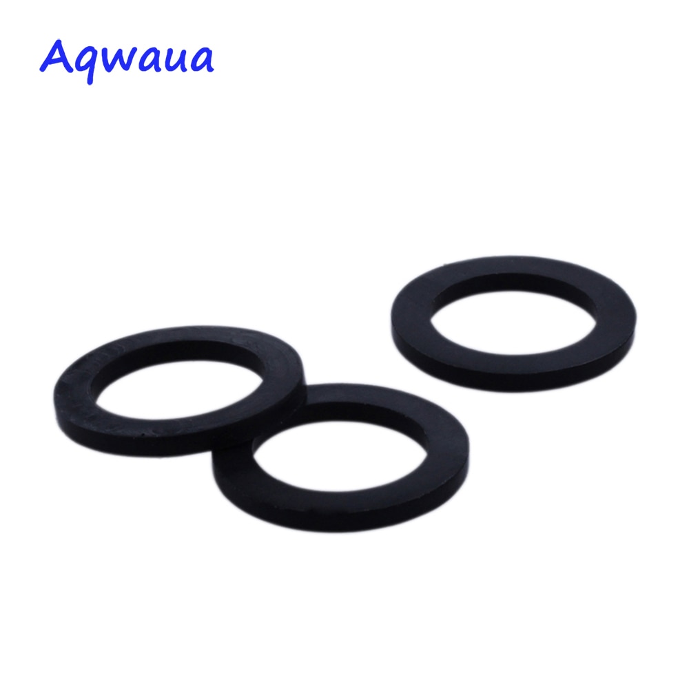Aqwaua 100 Stück 21 mm Gummi-Unterlegscheibendichtungen, Innengewinde, O-Ring, flacher Ring für Badezimmer-Wasserhahn-Zubehör