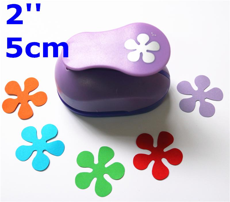 2'' 5cm Paper Punch Puncher flower paper punches for scrapbooking furador de DIY Craft Punch Embosser Punch Card making