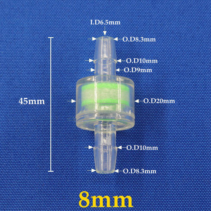 10 Stuks 4Mm ~ 12Mm Aquarium Mini Luchtslang Waterfilter Aquarium Tank Reinigingstools Waterzuiveraar Filter Aquatische Huisdierproducten: green