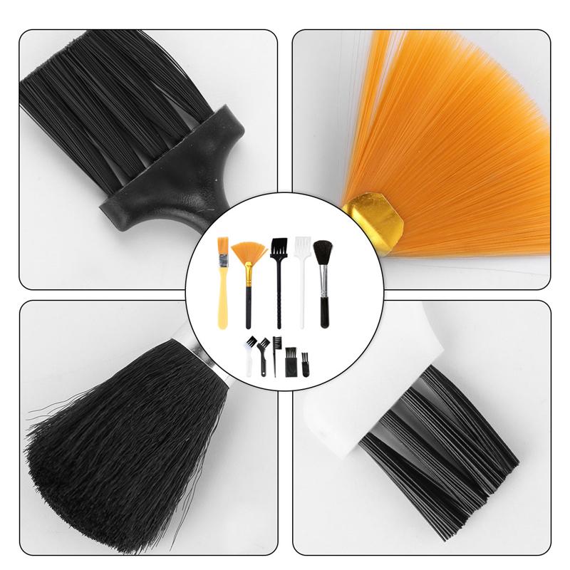 10pcs Portable Anti-static Dusting Brush Laptop Cleaning Kit For Computer Keyboard Small Space Cleaner