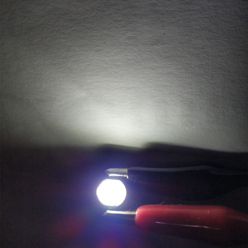 Xd -50 stk 1w dioder høj effekt kølige hvide led perler 1 watt lampe chip 3v-3.4v
