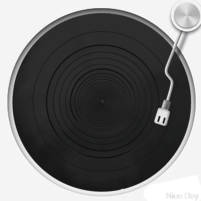 Anti-vibrasjon silikon pad gummi lp antiskli matte for grammofon platespiller vinyl platespiller tilbehør  m27 20
