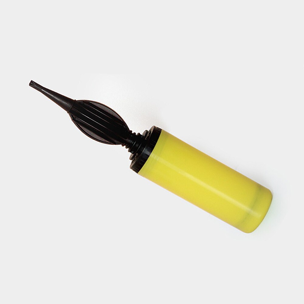 Balloon Pump Toys For Children Hand Push Party Festival Aluminum Film Wave Ball Manual Swimming Ring Inflatable Tube Accessories