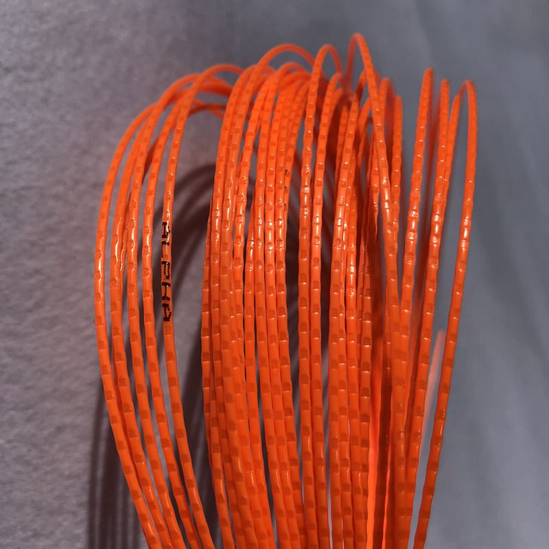 (2 unids/lote) ALPHA bambú grano tenis poliéster cuerdas giro duradero potencia cuerda de raqueta de tenis 12M 1,25 MM 17G