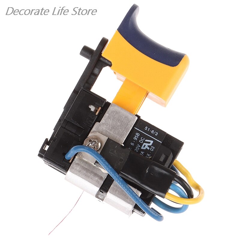 12V Lithium Rechargeable Drill 1pc Hand Drill Brushed DC Motor Speed Switch DC Motor Forward And Reverse Speed Regulating Switch