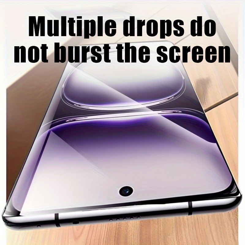 2 uds vidrio templado de instalación Simple con un solo clic para OPPO Reno 14 Pro 14F 13 Pro 10/11/12 Pro 11F 12F HD película protectora de pantalla