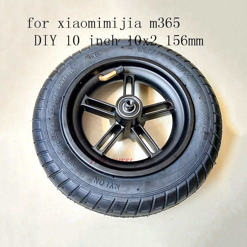 10 tommer xiaomi mijia  m365 elektrisk scooter dæk 10 x 2 tommer hjul dæk inflation hjul dæk dæk hjul til xiaomi  m365 scooter: Hjul