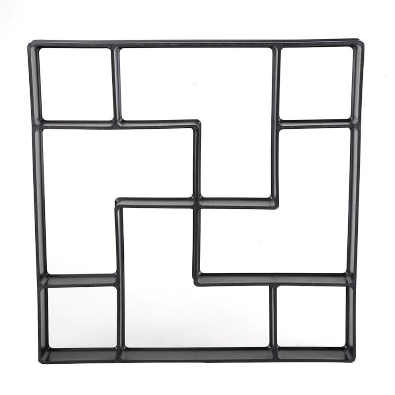 1pc manuelt hage fortau mold diy manuelt veibelegg sement betong murstein stein støpe hageverktøy diy hage: D