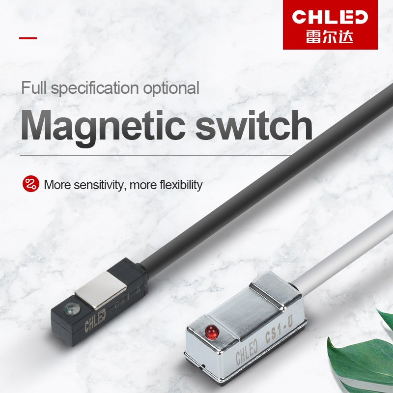 CHLED 10PCS Air Pneumatic Cylinder Magnetic Reed Switch Sensor Magnetic switch CS1-F CS1-J CS1-D CS1-G D-C73 D-A93 D-Z73 D-A73