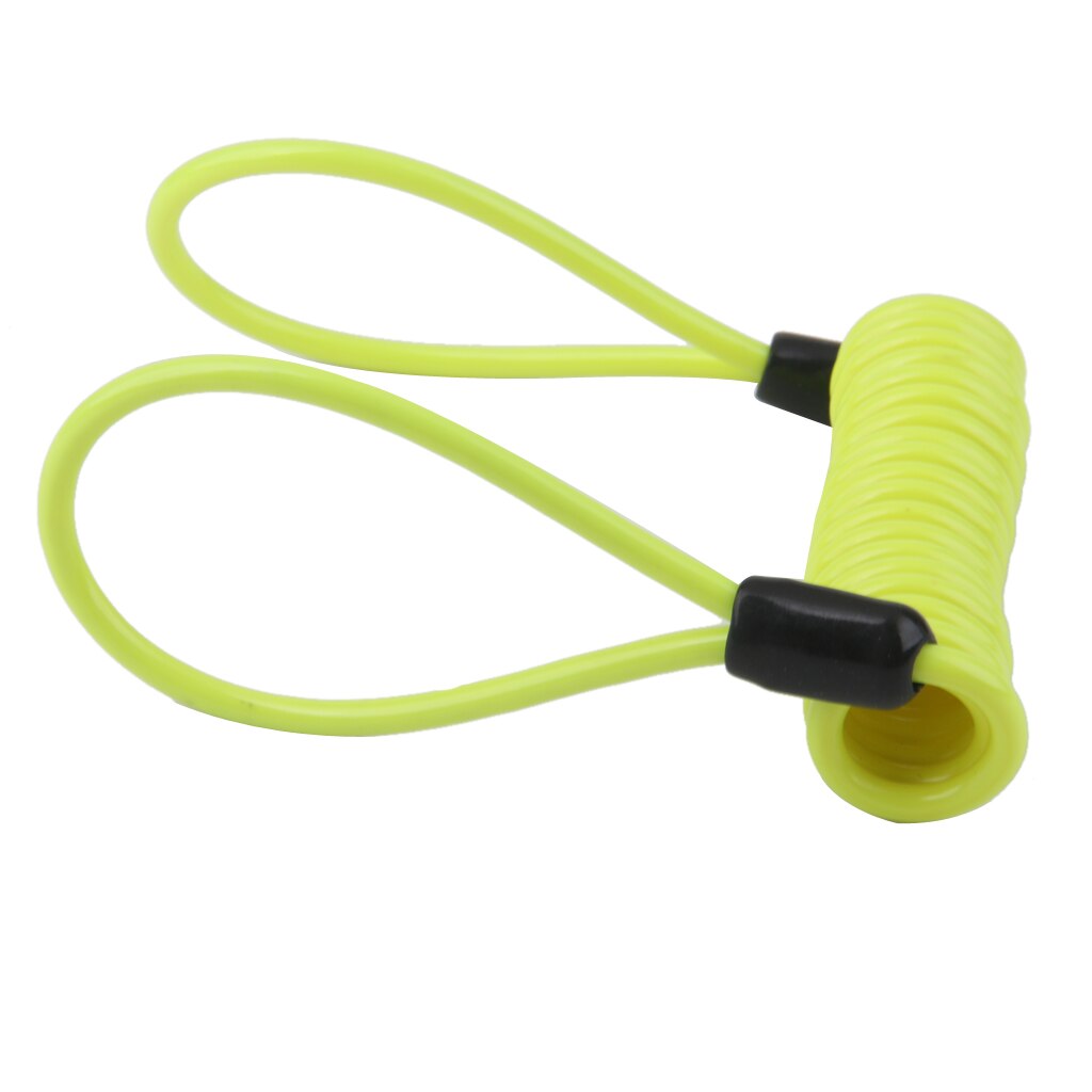 Cordón de seguridad, bobina de resorte, Cable de recordatorio de bloqueo de freno de disco, 2 uds.