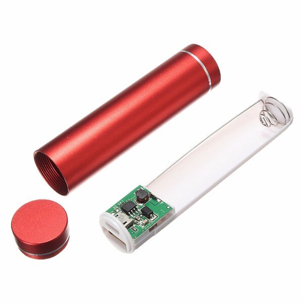 1 STUKS Metalen 5V USB Power Bank Case Kit 1X18650 Battery Charger Box DIY Voor Mobiele Telefoon