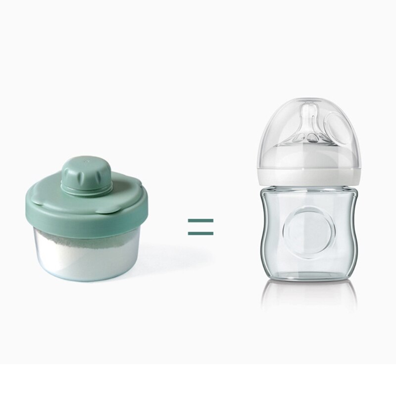 60ml/120ml Milk Powder Storage Box 3 Layers Baby Formula Dispenser Infant Essential Cereal Snacks Container for Toddle
