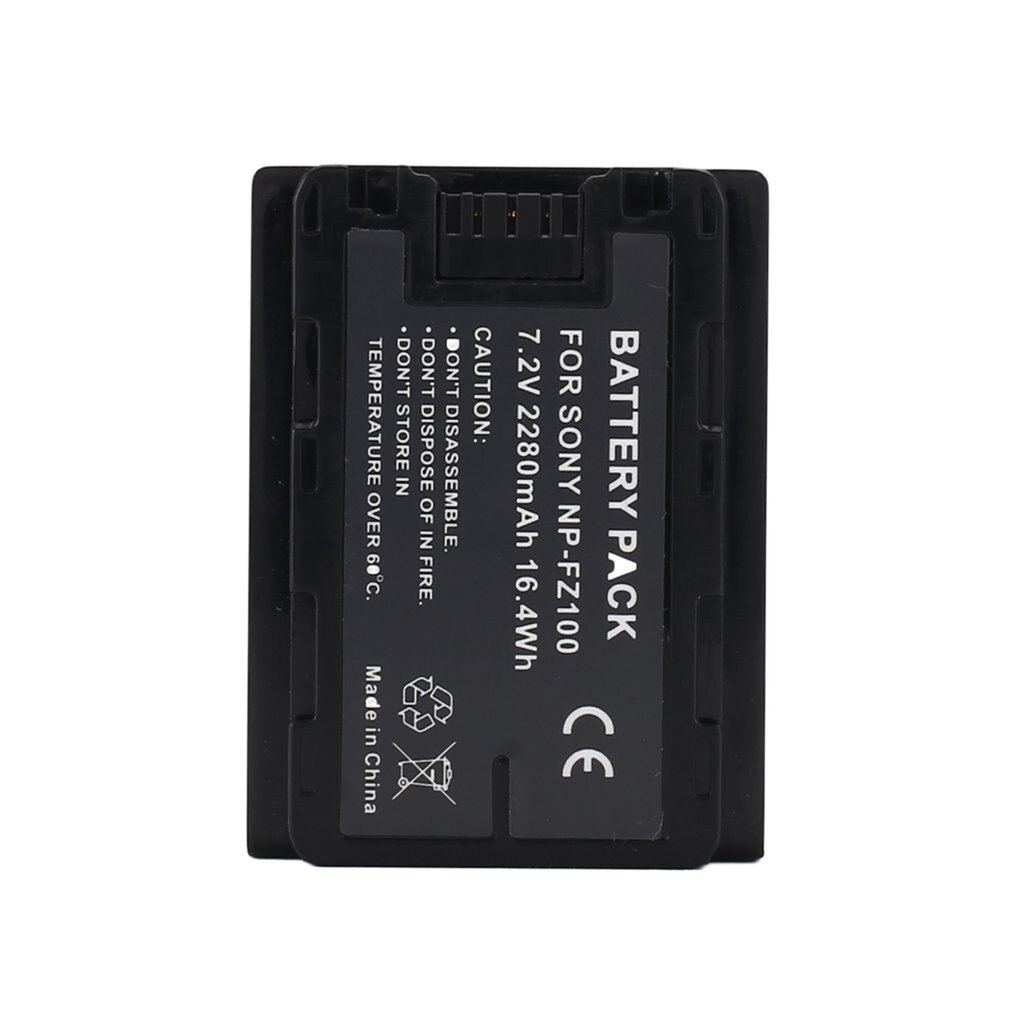 For Sony NP-FZ100 Model Two Batteries With LCD Display Screen USB Single Charge And USB Cable Practical Parts