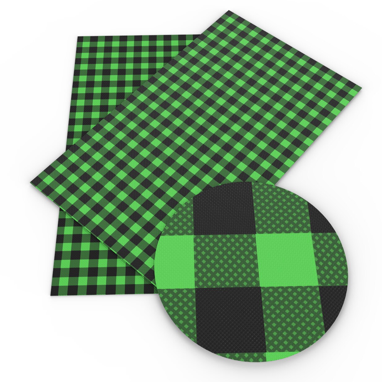 David tilbehør 20*33cm plaid glat imiteret læder stof til sløjfer syntetisk læder gør-det-selv håndlavede materialer ,1 yc 11255: 1074148046