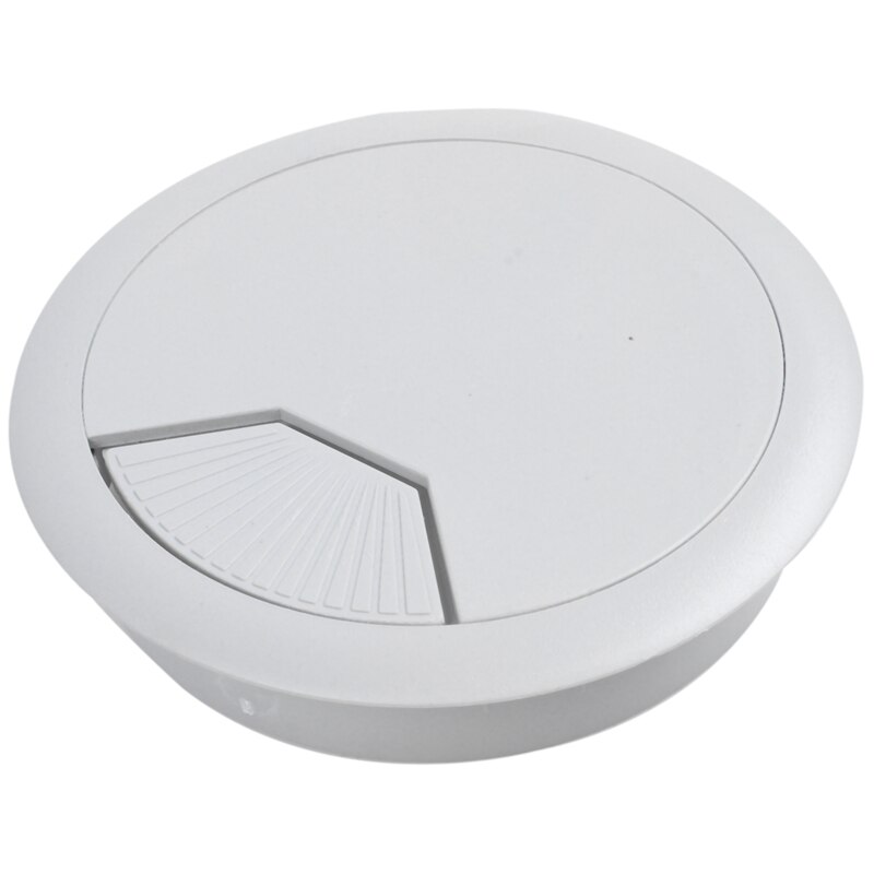 Retail 80mm Plastic Desktop Rable Cable Cover Grommet Organizer