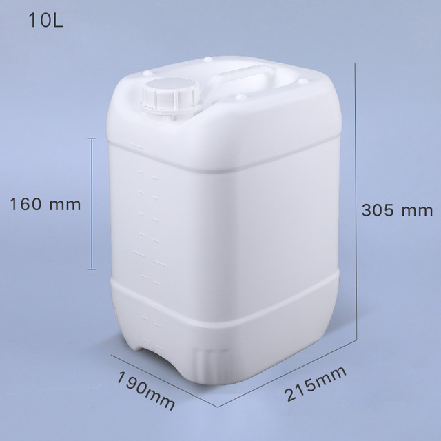 Jerrycan en plastique empilable africain, conteneur de stockage de liquide, matériau HDPE, 1 pièce, 10L: Rouge