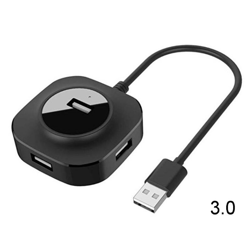 USB Hub USB 3,0 Hub 2,0 Multi adaptador/divisor USB de 4 puertos USB-Hub expansor para PC B95C