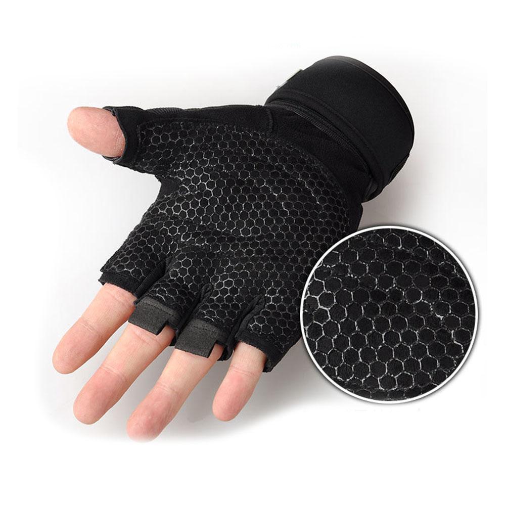 Himiss Man Anti-Slip Half Vinger Handschoenen Comfortabel Ademend Sport Handschoenen Voor Outdoor Sport Fietsen Gewichtheffen