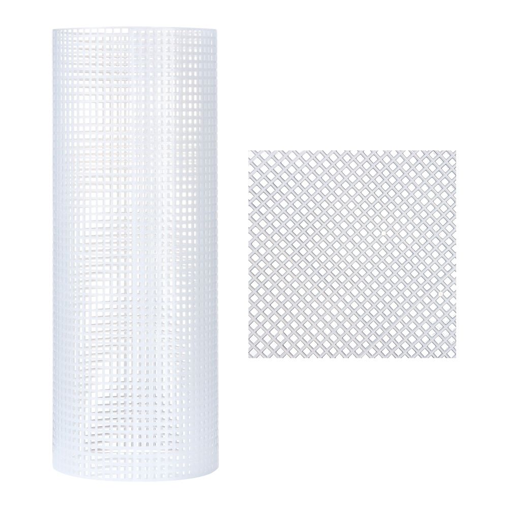 Gancho de malla de plástico para bolsa de tela, gancho de hilo para alfombra, suministros para manualidades, gancho de pestillo para manualidades, accesorio para manualidades, rejilla duradera de 33x50CM: Gris claro