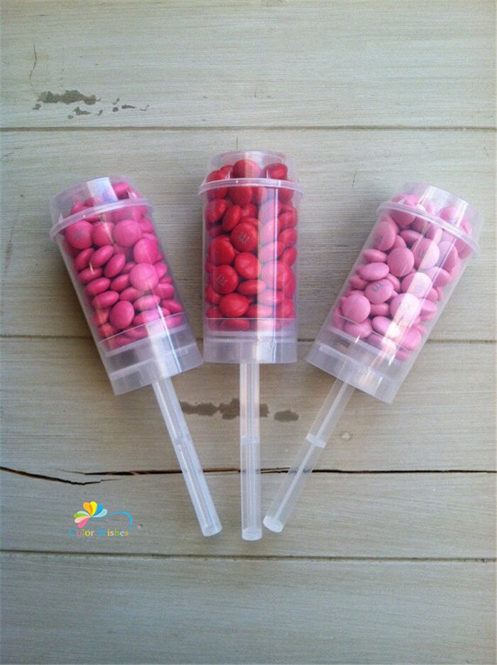 10 stks/partij Cakes Dessert Push Pop Containers Cake Shooters Push Up Voor Verjaardagsfeestje Sweets Tafels Levert