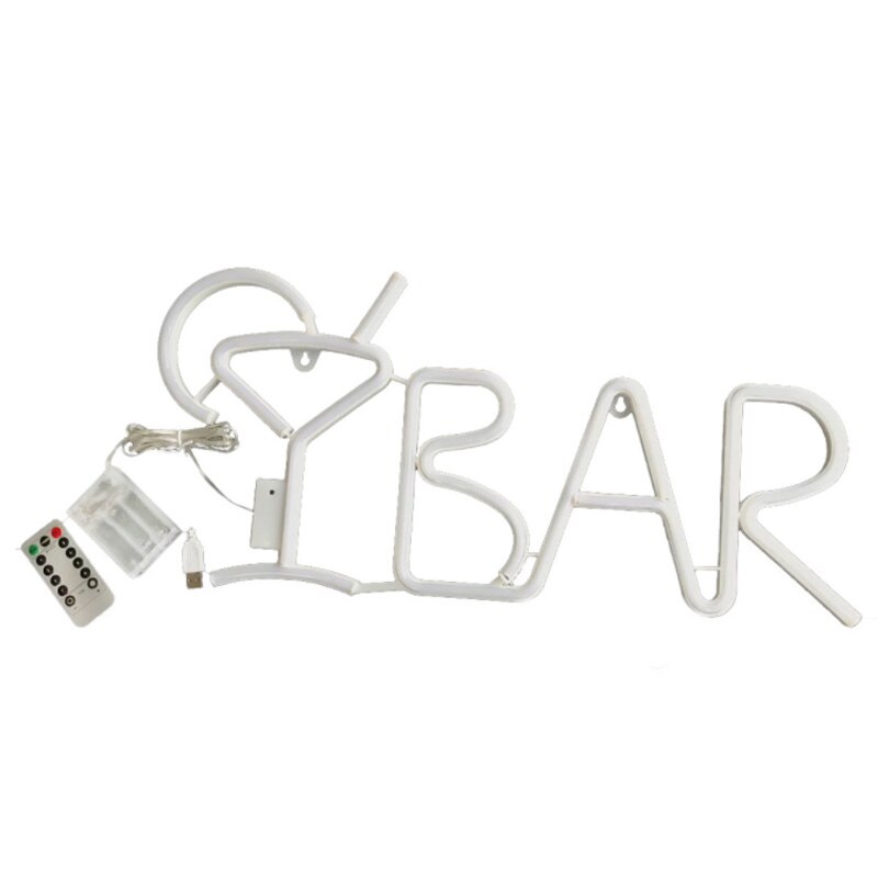 Led neon sytyttää baarikyltit valot bar neon valo ja merkkejä kirjaimet usb toimivat yövalot bar pub bistro osapuoli
