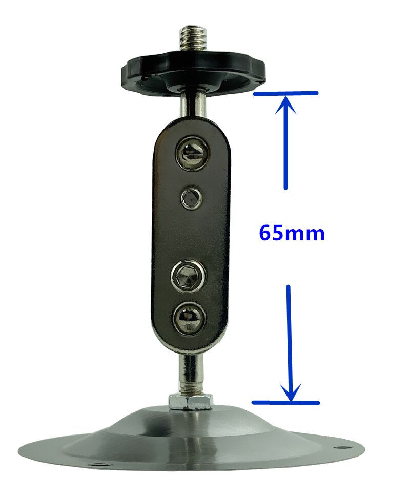 Support en acier inoxydable pour caméra IP AHD, accessoires de sécurité épais avec vis