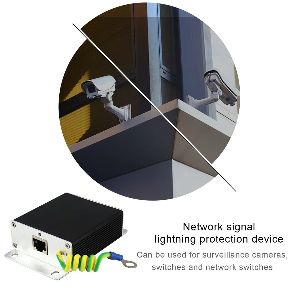 Network Lightning Protection Device Single-channel Network Lightning Arrester Protection Device Surge Protective Device YF-B1