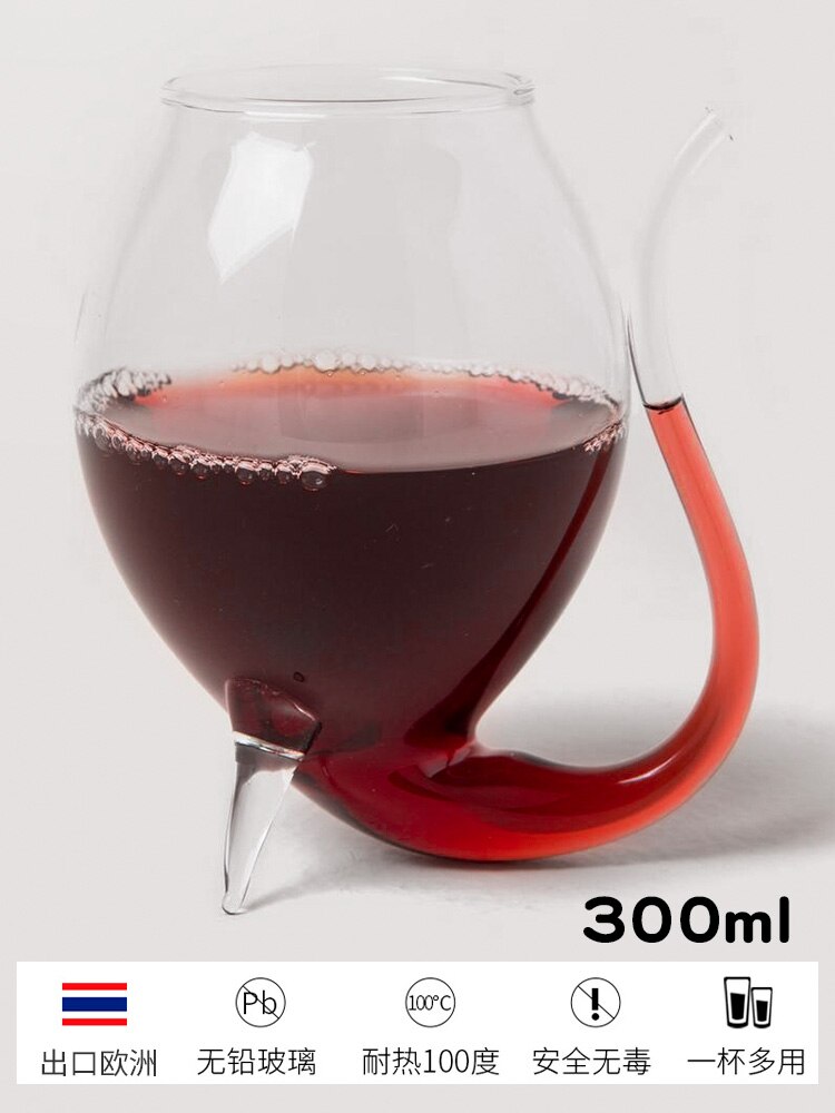 nordycki kreatywny kubek niekapek lampka robić czerwonego wina sok napój kufel robić piwa ręcznie ciepła odporne na wysoką temperaturę szklane bar osobowość kieliszek robić wina