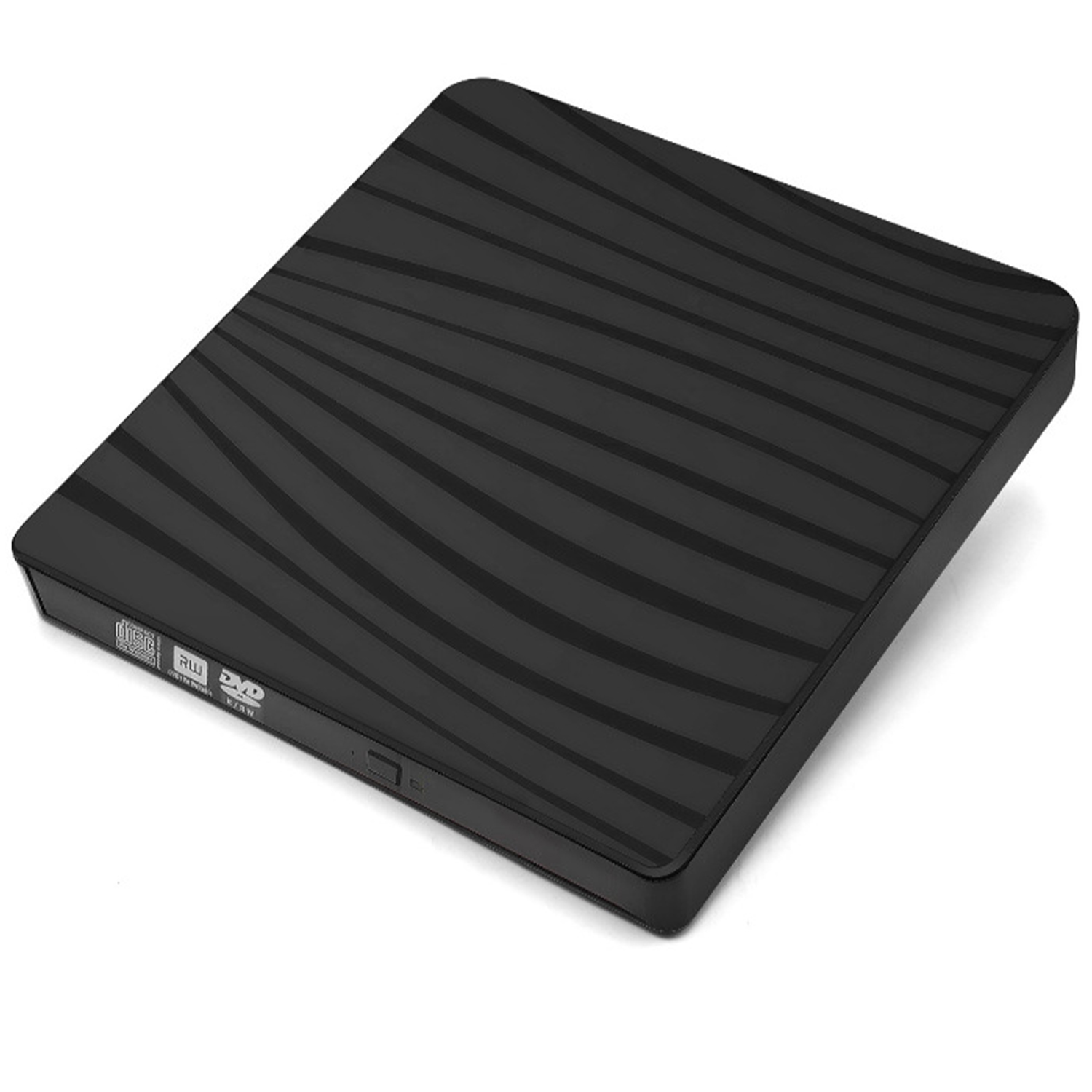 Hannord CD/DVD Optical Drives External +/-RW ROM USB 3.0 Type-C 5in1 Slim Portable Drive Reader External Burner with SD TF Slot: Blue