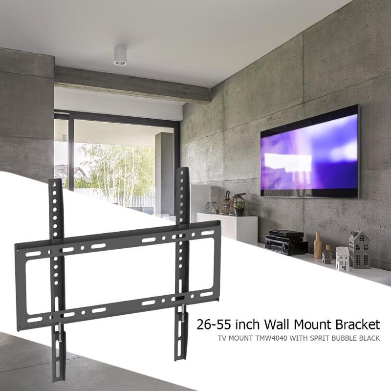 26-55 tommer holdbart vægbeslag tv-beslag tmw 4040 hjemme-tv-holder stativ med spritboble