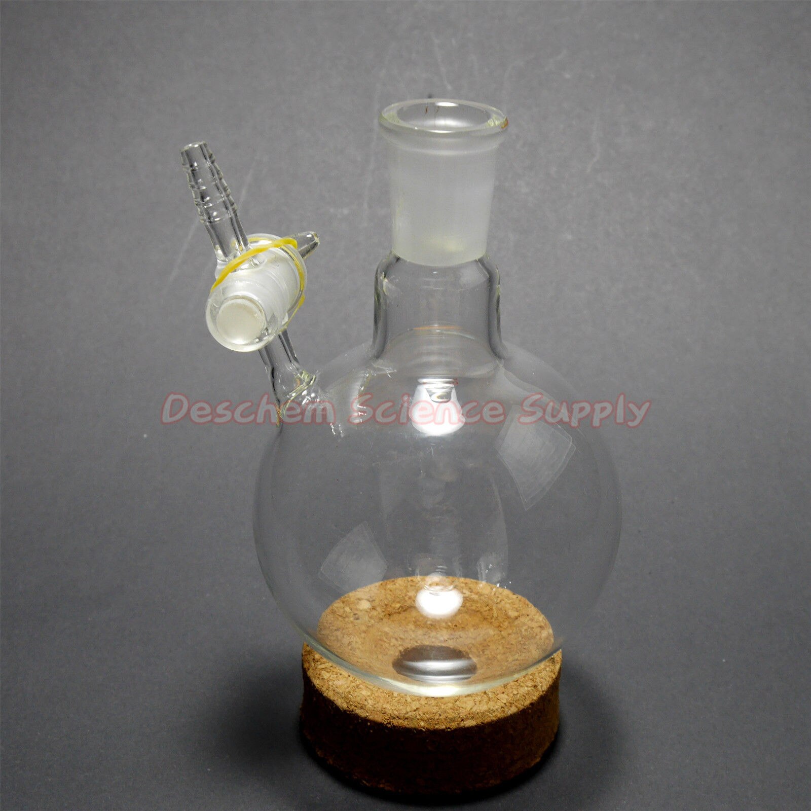 500ml 24/40 Lab Reaction Flask With Glass Stopcock Chemistry Glassware