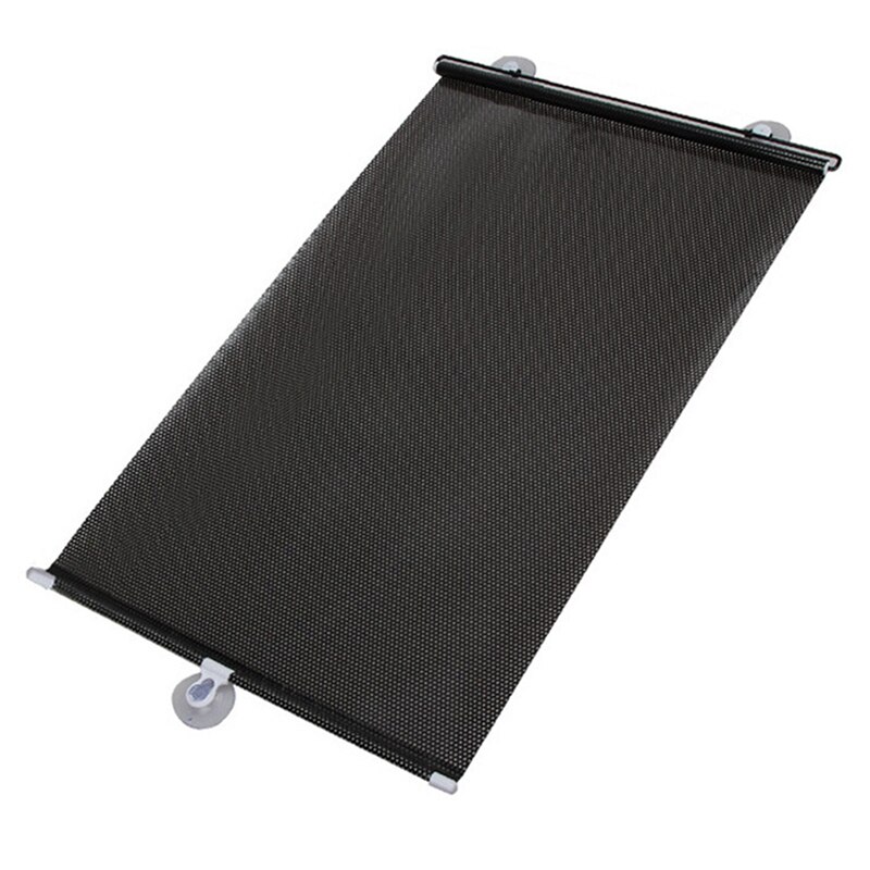 Cubierta retráctil automática para parabrisas de coche, cortina de protección solar, aislamiento térmico Anti-Sol, para verano: 50X125CM